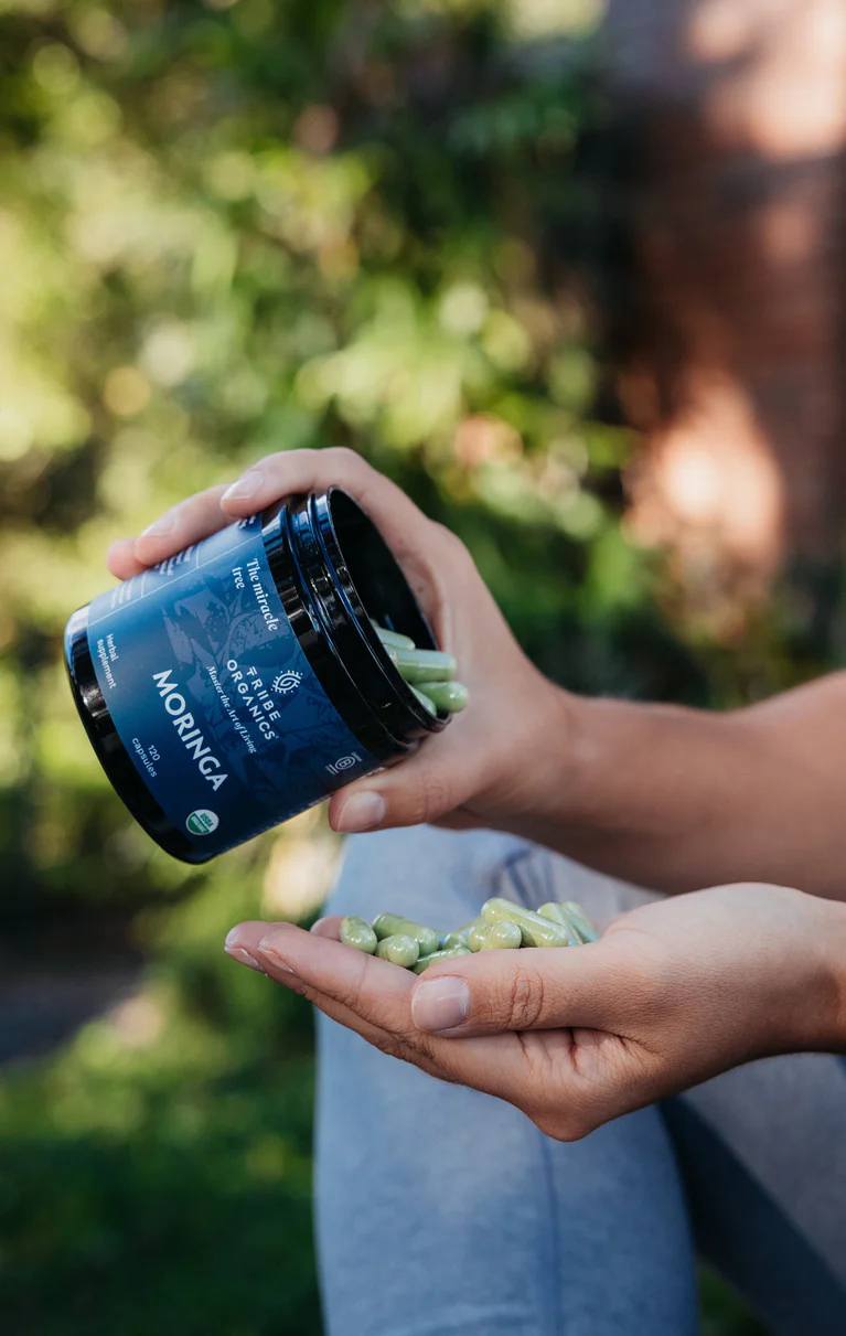 Tribe Organics moringa supplement